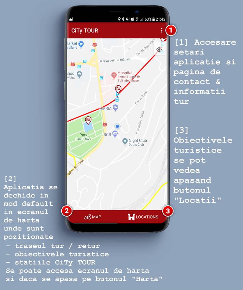 aplicația city tour